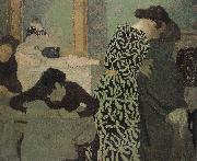 Edouard Vuillard Has a floral pattern for clothing oil painting reproduction